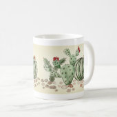 Wasserfarbe, Kakteen Kaffeetasse (VorderseiteRechts)