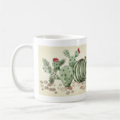 Wasserfarbe, Kakteen Kaffeetasse (Links)