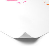 Wasserfarbe Kalifornien Poster (Ecke)