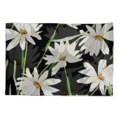 Wasserfarbe Kamille: Botanische Schrift Kissenbezug (Rückseite)