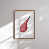 Wasserfarbe Kampfkunst Zielposter Poster