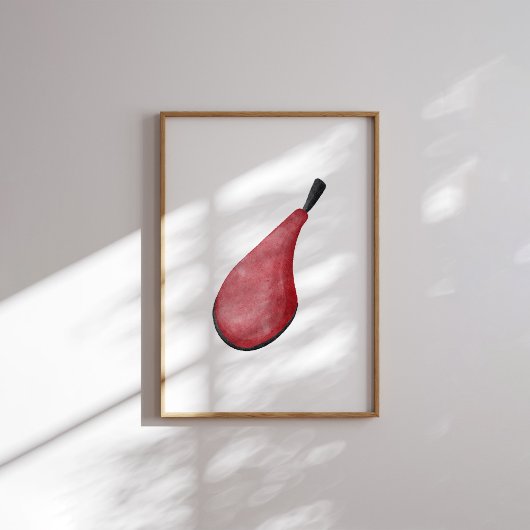 Wasserfarbe Kampfkunst Zielposter Poster