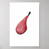 Wasserfarbe Kampfkunst Zielposter Poster (Vorne)