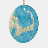 Wasserfarbe Kapuzenkarte Keramik Ornament (Rechts)