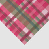 Wasserfarbe Kariert HandGezeichnet Moderne Rustika Seidenpapier (Detail)