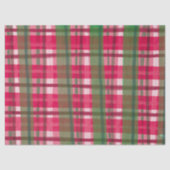 Wasserfarbe Kariert HandGezeichnet Moderne Rustika Seidenpapier (Vorderseite)