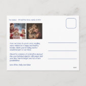 Wasserfarbe Kariert Weihnachten Custom Arch 3 Foto (Rückseite)