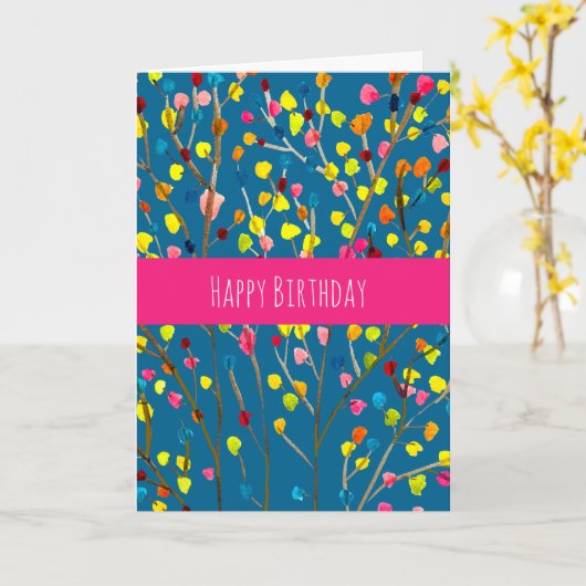 Wasserfarbe Karte (Gelbe Blume)