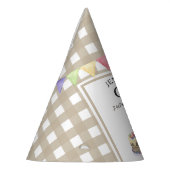 Wasserfarbe Kartoffel 1. Geburtstag Partyhütchen (Links)