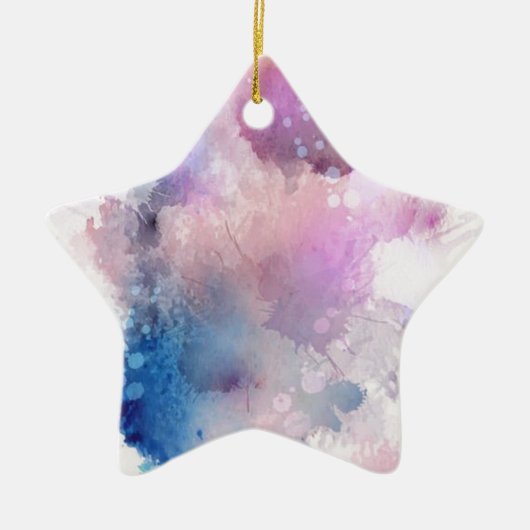 Wasserfarbe Keramikornament (Vorne)