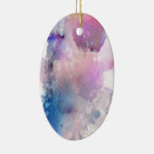Wasserfarbe Keramikornament (Rechts)