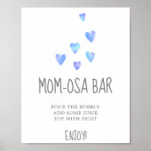 Wasserfarbe Kindermädchen Kinderdusche Mama-osa-Ba Poster (Vorne)
