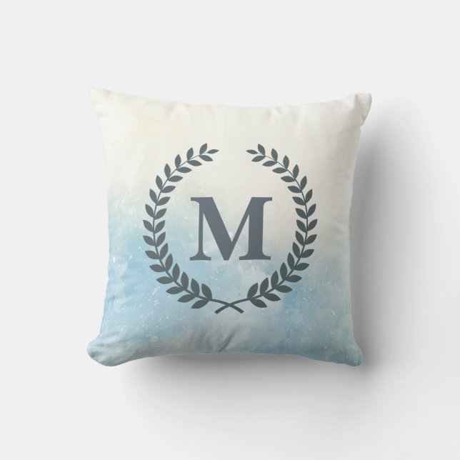 Wasserfarbe Kissen (Vorderseite)