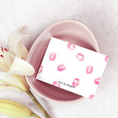 Wasserfarbe Kisses - Name Post-it Klebezettel