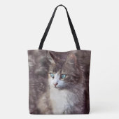 Wasserfarbe Kitten Tasche (Rückseite)