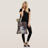 Wasserfarbe Kitten Tasche (Am Model)