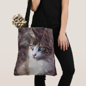 Wasserfarbe Kitten Tasche (Von Nahem)
