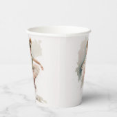 Wasserfarbe Kleine Ballerina Papiertafeln Pappbecher (Rechts)
