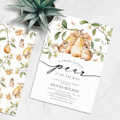 Wasserfarbe Kleine Birne Mädchen Babydusche Einladung