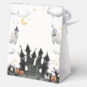 Wasserfarbe Kleine Boo Ghost House Babydusche Geschenkschachtel (Rückseite)