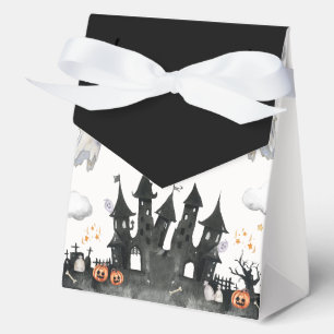 Wasserfarbe Kleine Boo Ghost House Babydusche Geschenkschachtel