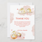 Wasserfarbe Kleine Duschbad Kinderdusche Dankeskarte (Vorderseite)