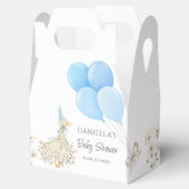 Wasserfarbe Kleine Gänsejunge Babydusche Geschenkschachtel (Geöffnet)