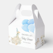 Wasserfarbe Kleine Gänsejunge Babydusche Geschenkschachtel (Vorderseite)