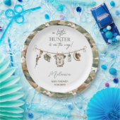 Wasserfarbe Kleine Jägerbaby Dusche Pappteller (Party)