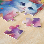Wasserfarbe Kleine Katzen Puzzle (Seite)