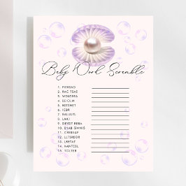 Wasserfarbe Kleine Pearl Baby Word Scramble Spiel