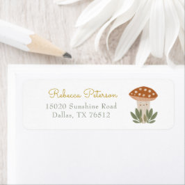 Wasserfarbe Kleine Pilzmarke