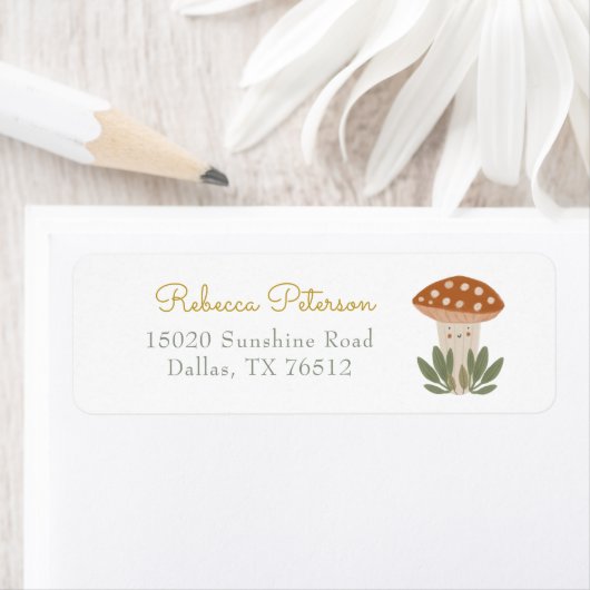 Wasserfarbe Kleine Pilzmarke (Insitu)