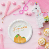 Wasserfarbe Kleine Pumpkin Fall Babydusche Pappteller (Party)