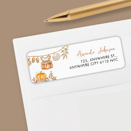 Wasserfarbe Kleine Pumpkin Fall Herbst Babydusche