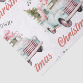 Wasserfarbe Kleine Stadt Weihnachten Seidenpapier (Detail)