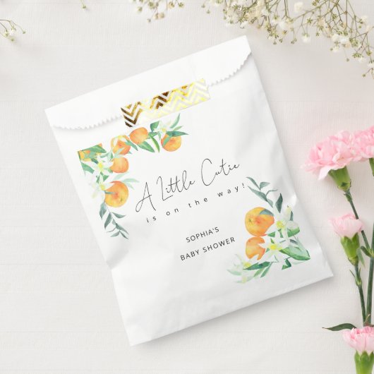 Wasserfarbe Kleine Süsse ist auf dem Weg Babydusch Geschenktütchen (Versiegelt)