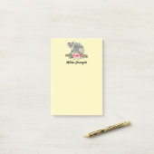 Wasserfarbe Koala Bears Niedliche Mama & Baby Post-it Klebezettel (Auf Schreibtisch)