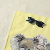 Wasserfarbe Koala Bears Niedliche Mama & Baby Strandtuch (Beispiel)