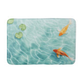 Wasserfarbe Koi Fisch Serenity Badematte (Vorderseite)