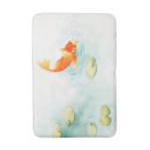 Wasserfarbe Koi Fisch Serenity Badematte (Vorderseite Vertikal)