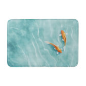 Wasserfarbe Koi Fisch Serenity Badematte (Vorderseite)