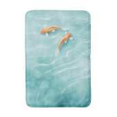 Wasserfarbe Koi Fisch Serenity Badematte (Vorderseite Vertikal)