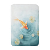 Wasserfarbe Koi Fisch Serenity Badematte (Vorderseite Vertikal)