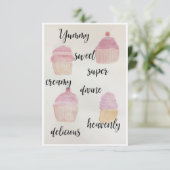 WASSERFARBE-KOPFKÖRPER DANKESKARTE (Stehend Vorderseite)