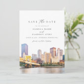 Wasserfarbe Korfu Griechenland Kerkyra Inv Einladung (Stehend Vorderseite)