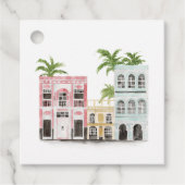Wasserfarbe Kuba Zielort Geschenkanhänger (Vorderseite)