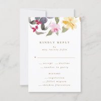 Wasserfarbe Kunst Florals Hochzeit getrunken
