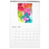Wasserfarbe-Kunstkalender durch Sacha Grossel Kalender (Feb 2026)