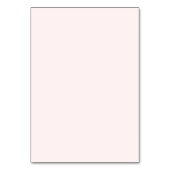 Wasserfarbe Kürbis Rosa Tischnummer Zeichen (Rückseite)